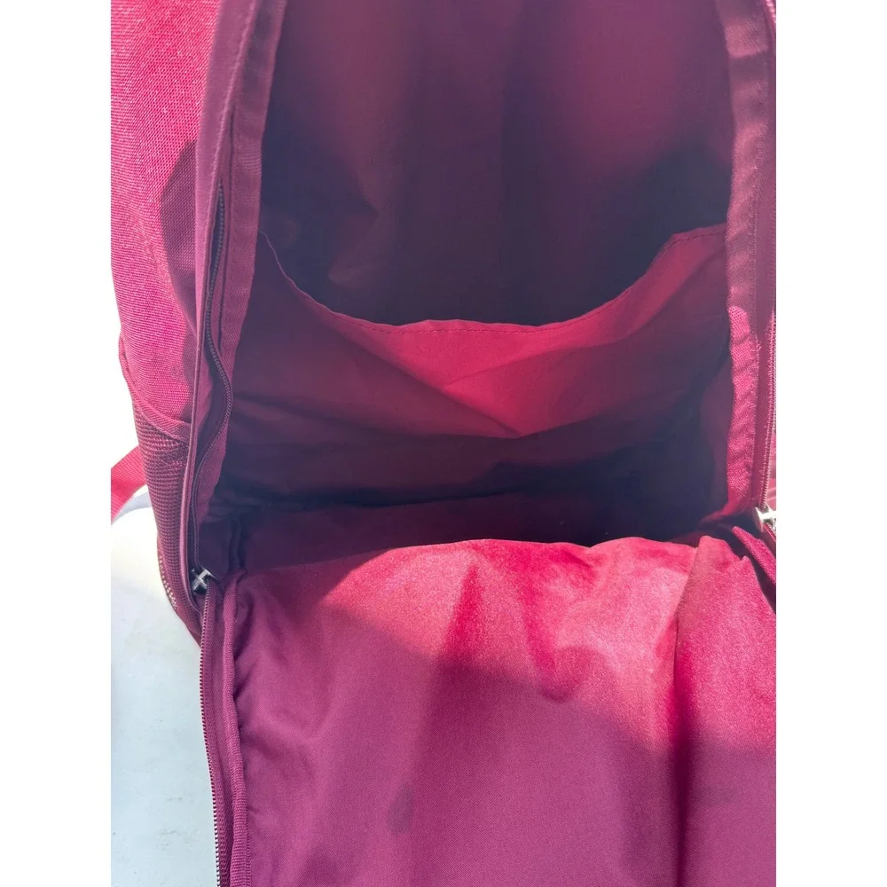 Nike Hayward 2.0 Backpack Burgundy Maroon Bungee Cord School Gym Bag BA5883-677